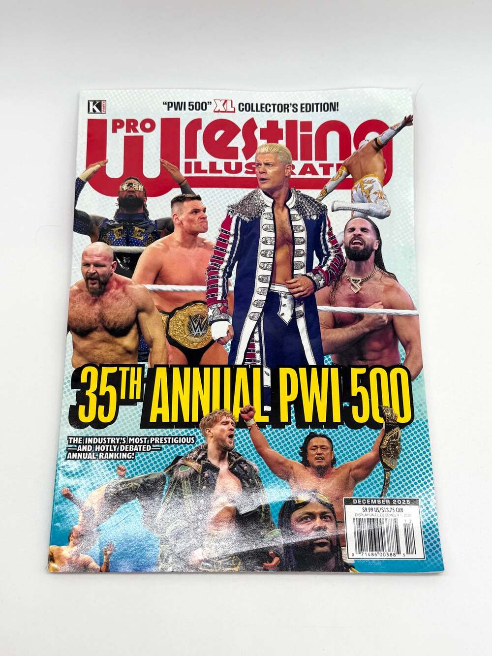 Pro Wrestling Illustrated Dec 2025 PWI 500 XL 35th Anniversary Collectors WWE